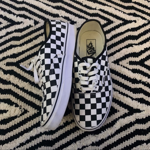 Checkerboard Vans - Picture 4 of 5